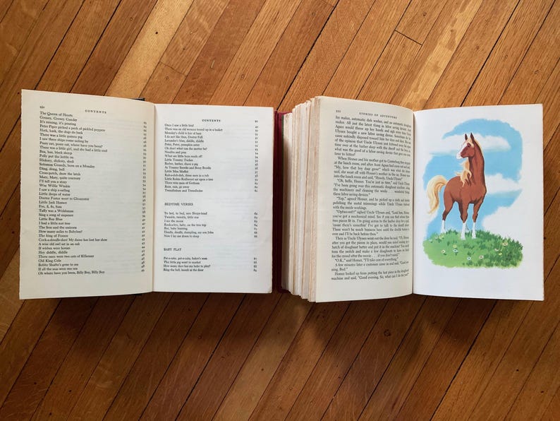 The Family Treasury Book Children's Books for Children Vintage Books Aesops Fables Antique Books Decor Books for Kids Books Old Books Kids afbeelding 6