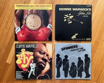 Record Albums Old Records Vinyl Records Vintage Albums Music Album Old Albums Vinyl Albums Soul Music Spinners Commodores Dionne Warwick
