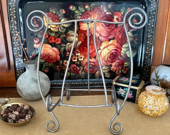 Easel Stand Plate Stand Metal Stand Holder Stand for Art Stand Picture Stand for Plate Holder Display Stand Sign Stand Wall Stand Vintage