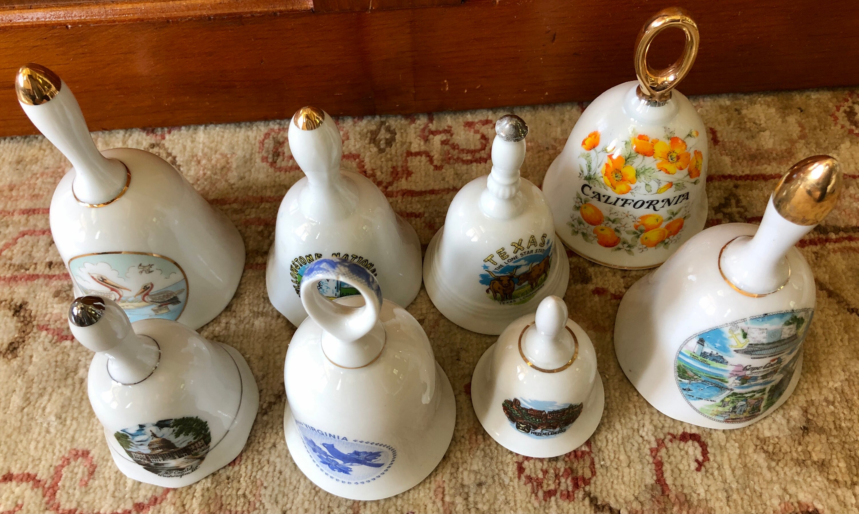 Souvenir Bells Vintage Bells Dinner Bell Vintage Hand Bell | Etsy