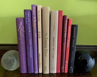10 Books Old Books Antique Books Staging Books Vintage Book Lover Gift for Reader Gift Library Decor Book Shelf Decor for Shelf Book Vintage