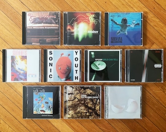 CD's Music CDs Rock Bands Gin Blossoms Incubus Nirvana The Smithereens Sonic Youth Spoon The Strokes Talk Travis Wilco CD Music Lover Gifts