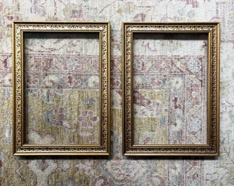 Gold Wall Frames Photo Frame Gold Wood Frame Vintage Frame With Glass Frame for Art Frames Vintage Picture Frames Diploma Frame 9x13 Frames