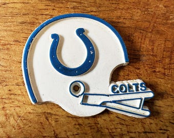 Colts Magnet NFL Football Magnet Baltimore Colts Vintage Magnets NFL Gifts Football Gifts Football Helmet Refrigerator Magnet Sports Gifts