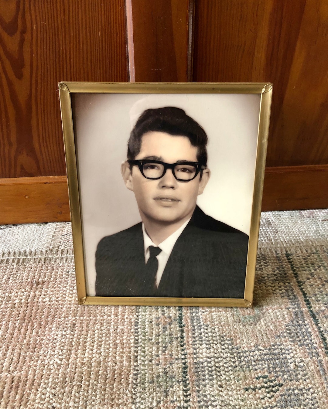 Vintage Frame 8x10 Picture Frame Gold Frame Brass Frame Gold Etsy