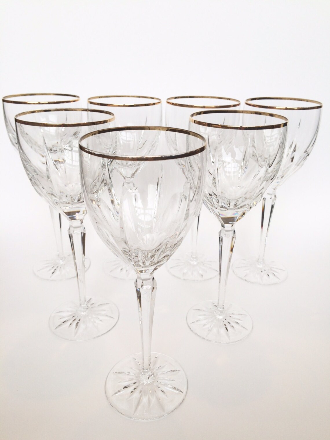 Gorham Crystal Glasses Gorham Goblets Gorham Glasses Vintage Etsy