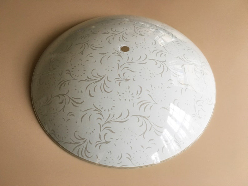 Ceiling Light Cover Glass Shade Fixture Image 0