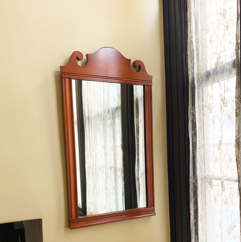 Vintage Mirror For Wall Wood Hallway Wall Mirror Wood Hallway