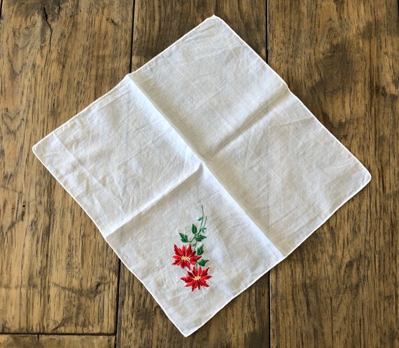 Christmas Hankies Vintage Handkerchief Women Chri… - image 6