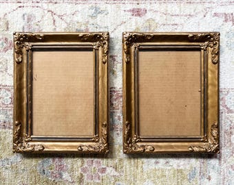 Wall Frame Gold Wood Frames Wood Picture Frame for Wall Art Frame Photo Frame Antique Frame Gold Frames Vintage Frame with Glass 6x8 Frame