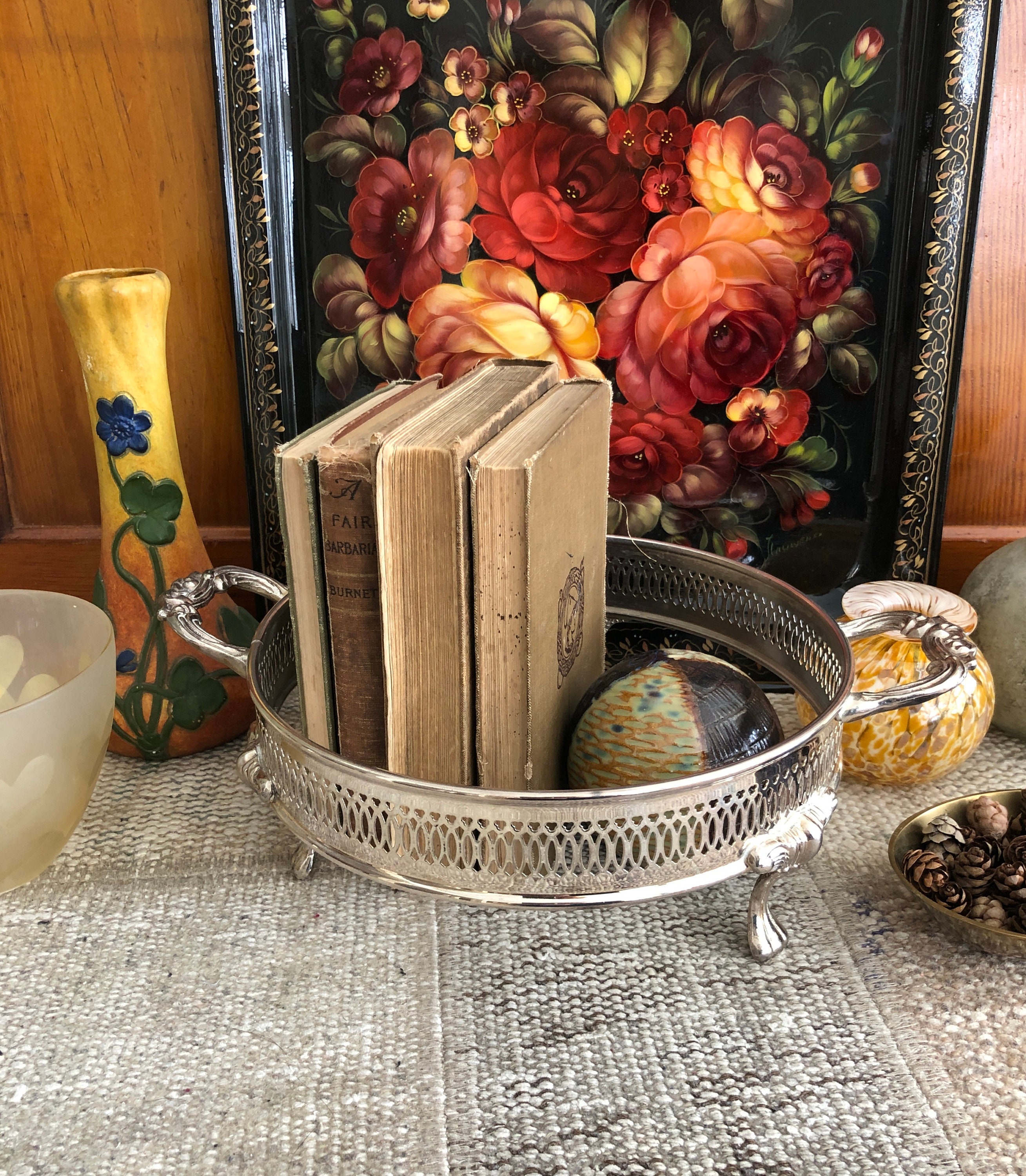 Dessert Stand Tray Stand Cake Stand Plate Stand Silverplate Stand Wedding Decor Stand Vintage Stand Dessert Table Dessert Stand for Plate