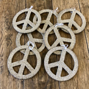 3D Ornament Peace 3 Pieces Laser Cut Out Unfinished ORN36 3D Ornament Peace 3 Pieces Laser Cut Out Unfinished ORN36