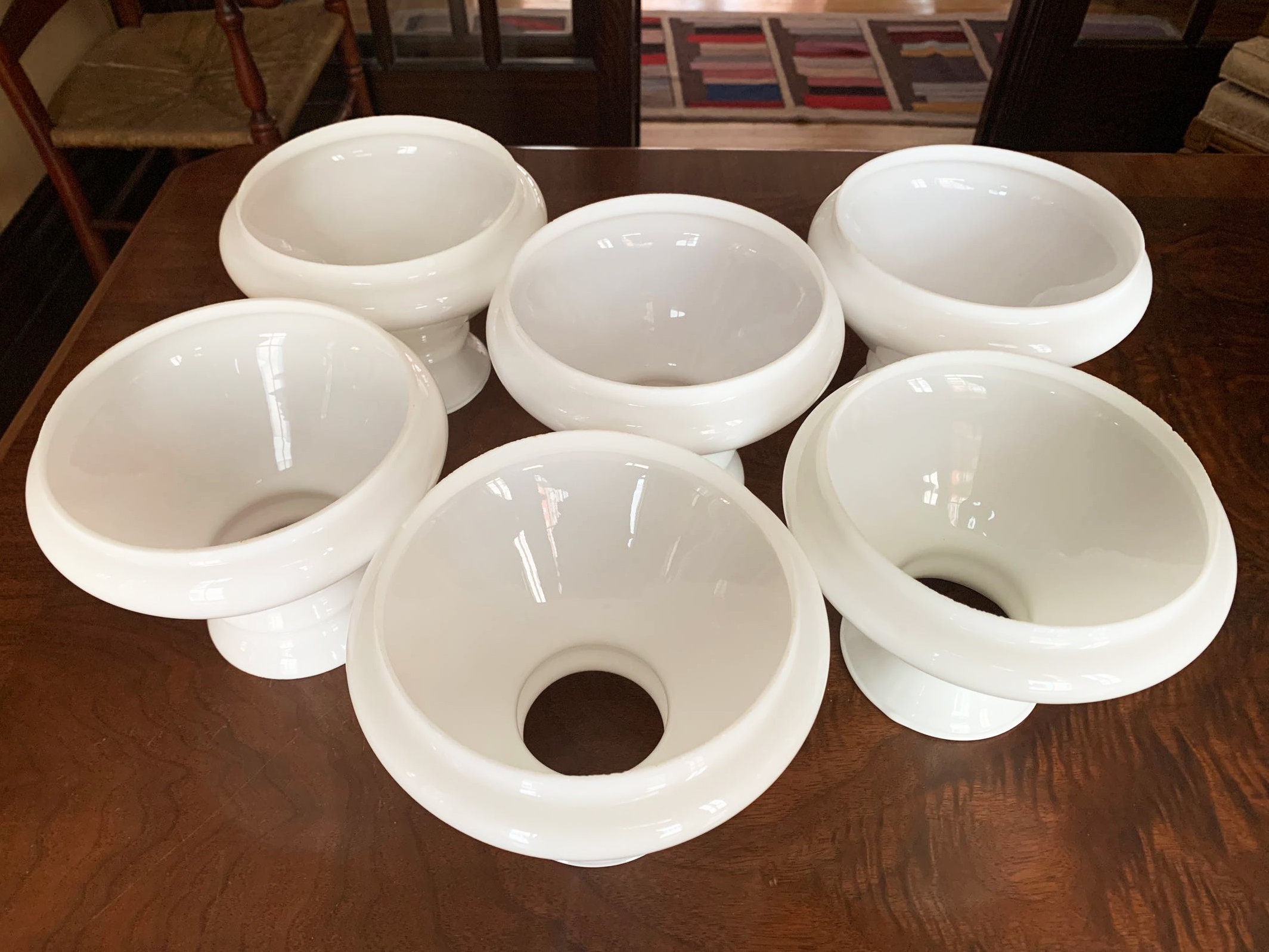 Vintage Lamp Shade Vintage Lamp Globe Replacement Shade White Etsy