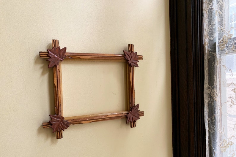 Wood Frame Wall Frames Vintage For Art Antique Image 0