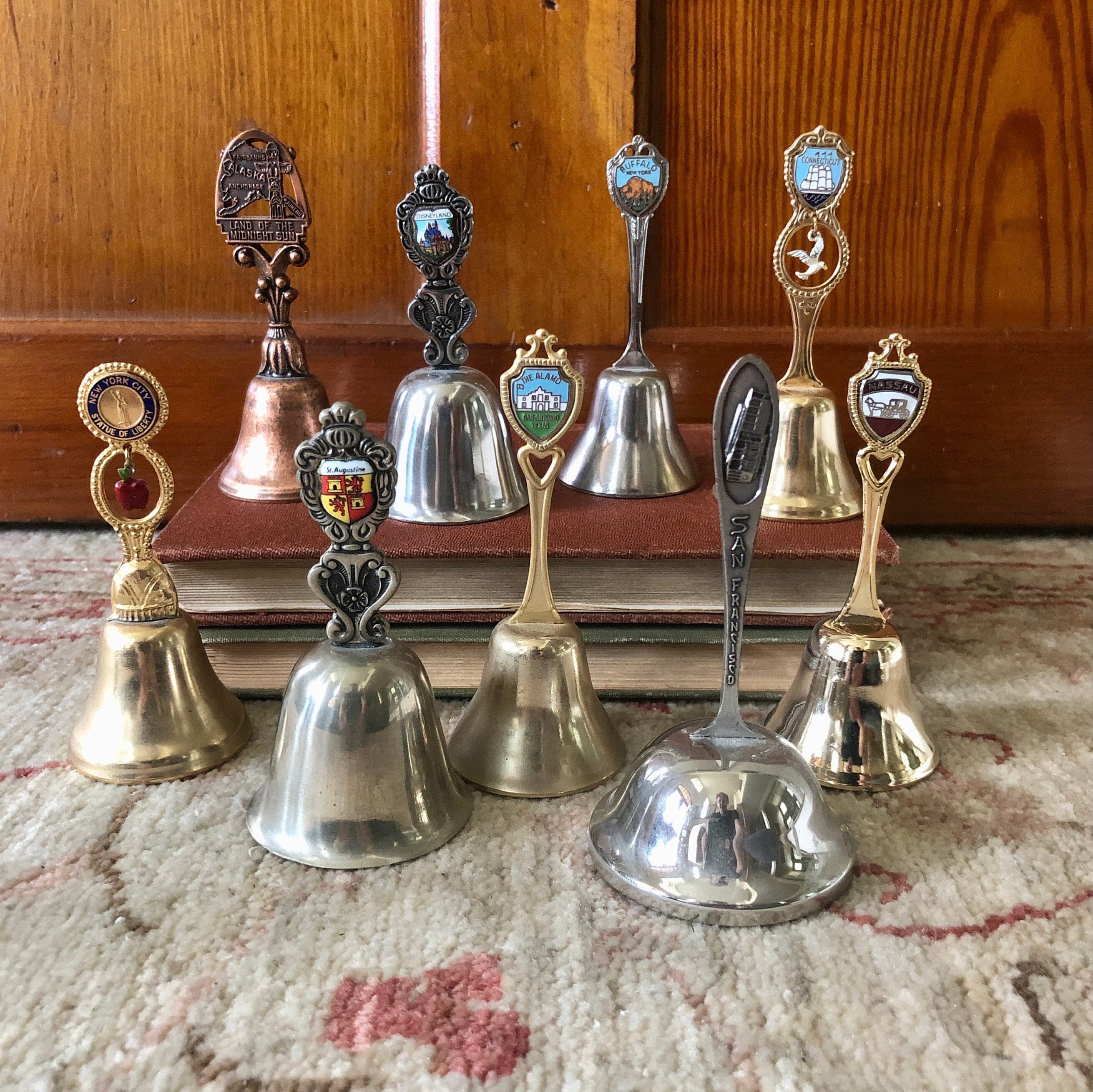 Vintage Bell Souvenir Bells Vintage Bells Antique Bell Hand Etsy