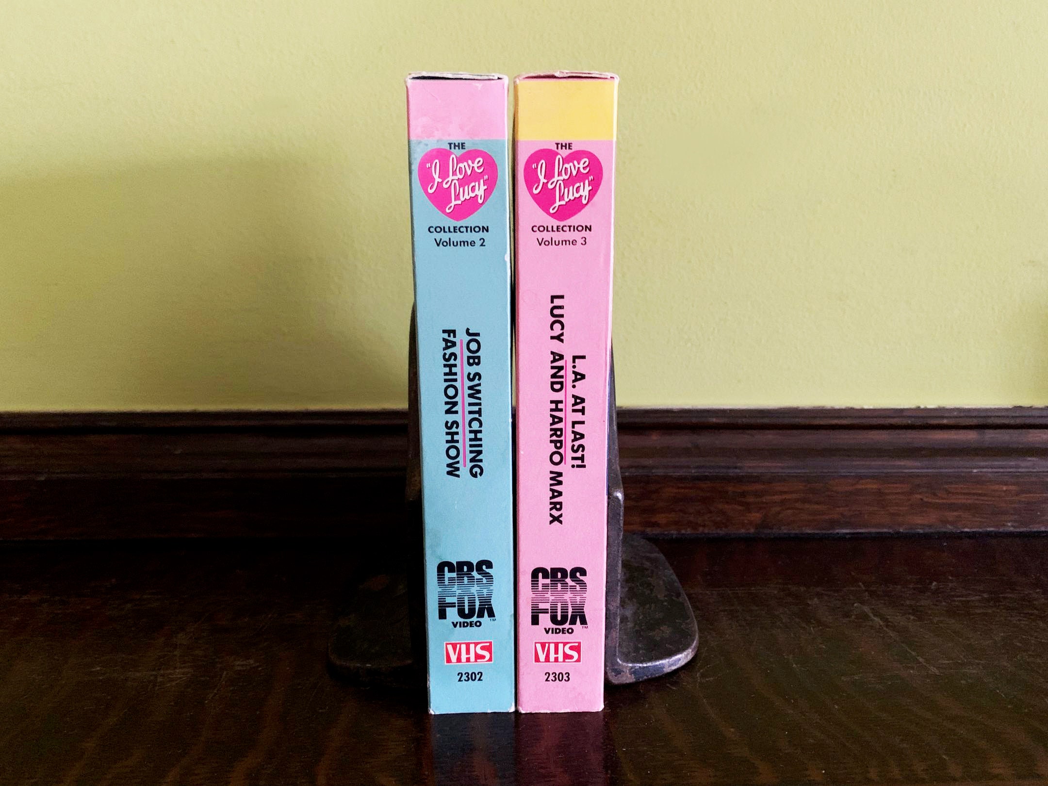 2 I Love Lucy Gifts Lucille Ball VHS Tapes Vintage VHS Tape