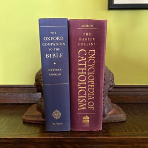 Encyclopedia of Catholicism The Oxford Companion To The Bible Religious Books Religious Gift for Catholic Holy Bible Vintage Bible Companion