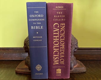 Encyclopedia of Catholicism The Oxford Companion To The Bible Religious Books Religious Gift for Catholic Holy Bible Vintage Bible Companion