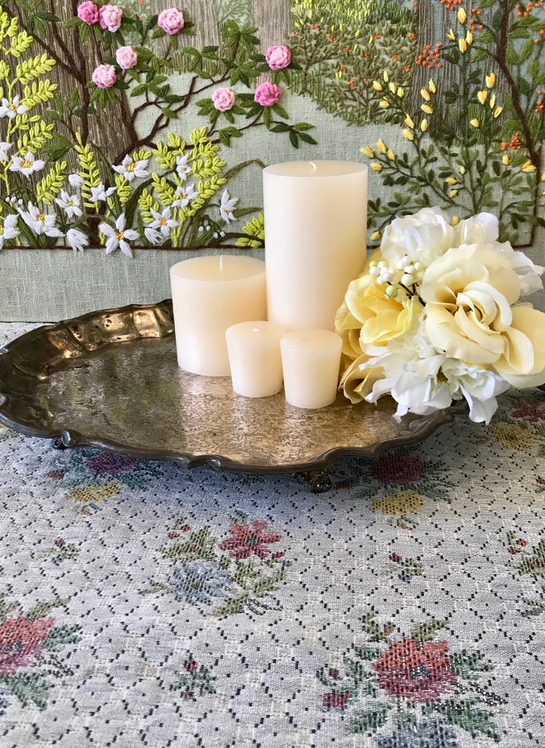 2 Vintage Tray Decor Trays Serving Trays Wedding Cake Tray Etsy