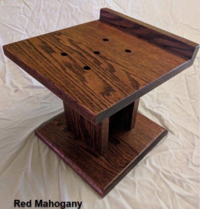 Custom Make Solid Oak Speaker Stands Etsy