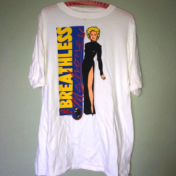 Vtg dick Tracy Madonna T-shirt