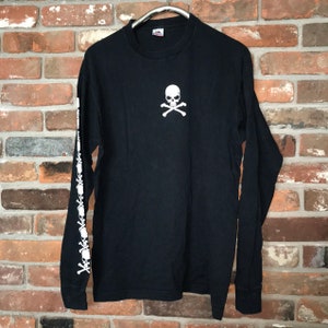90s Fashion Victim Skull Longsleeve Tshirt - Etsy