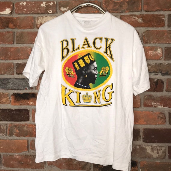 Vtg black king black pride tshirt