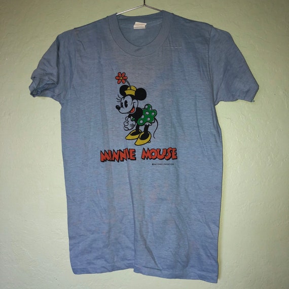 70s Walt disney Minnie Mouse mirrored tshirt