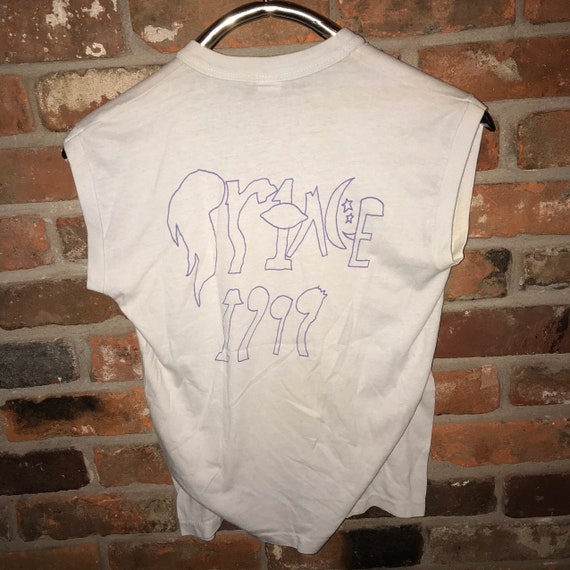 80s prince 1999 sleeveless band tshirt - image 4