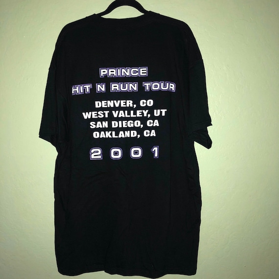 2001 Prince Hit N Run Tour Tshirt - Etsy
