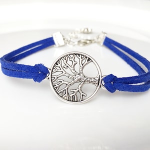 Tree of Life Suede Bracelet Jewelry Family Faux Suede Leather Cord karma Friendship Tree of Life Charm Bracelet Unisex Gift For Her image 6