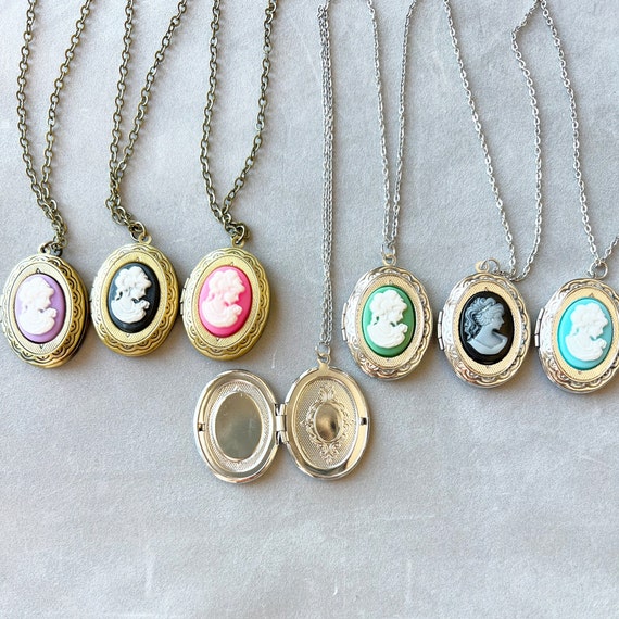 Personalized cameo jewelry deals