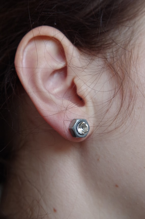 Industrial earrings men hot sale