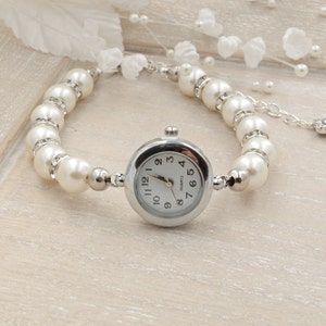 Swatch pearl shop bracelet watch