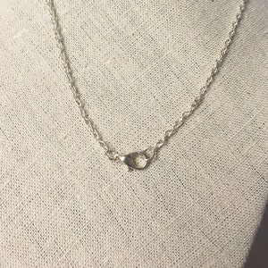 Antiqued Silver Cable Chain Necklace: 14-36 Inch, Fine Link