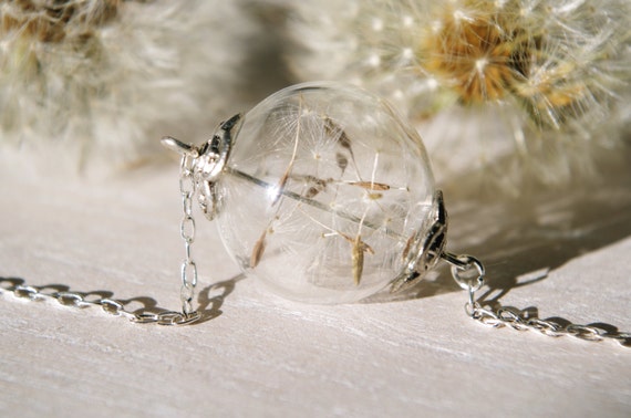 Dandelion seed jewelry discount