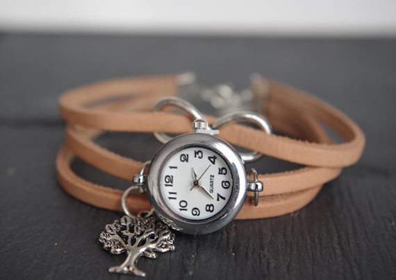 Women Bracelet Watches Ladies Love Leather Strap Rhinestone Quartz Wrist  Watch - Walmart.com