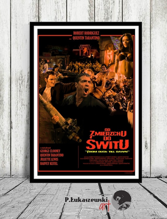 From Dusk Till Dawn Tarantino Classic Large Movie Poster Print