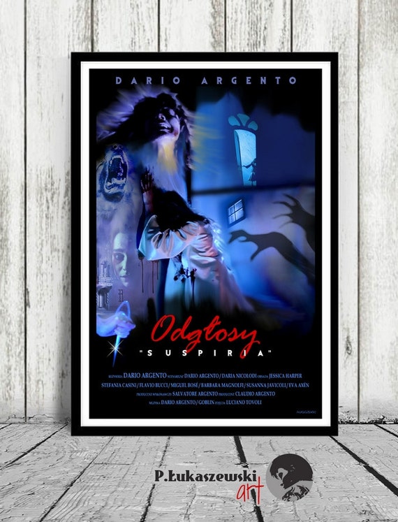 Suspiria Dario Argento Plakaty Filmowedruk Horror Jessica Etsy