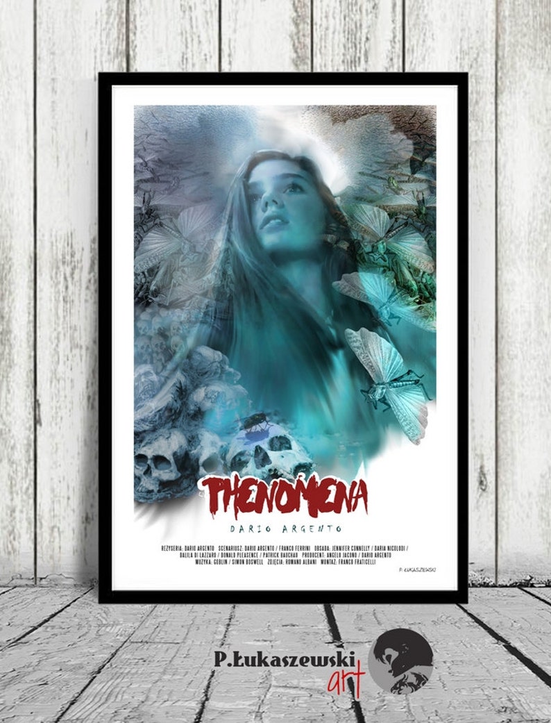 PHENOMENA  Dario Argento  movie poster / print  horror  image 1