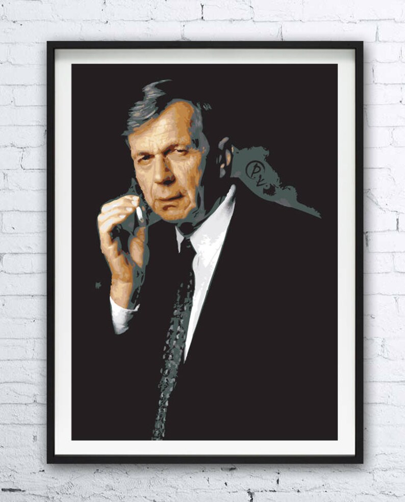 THE XFILES Cigarette smoking man movie poster / Etsy