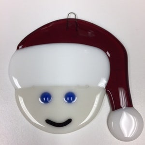 Christmas Kids Fused Glass Ornament