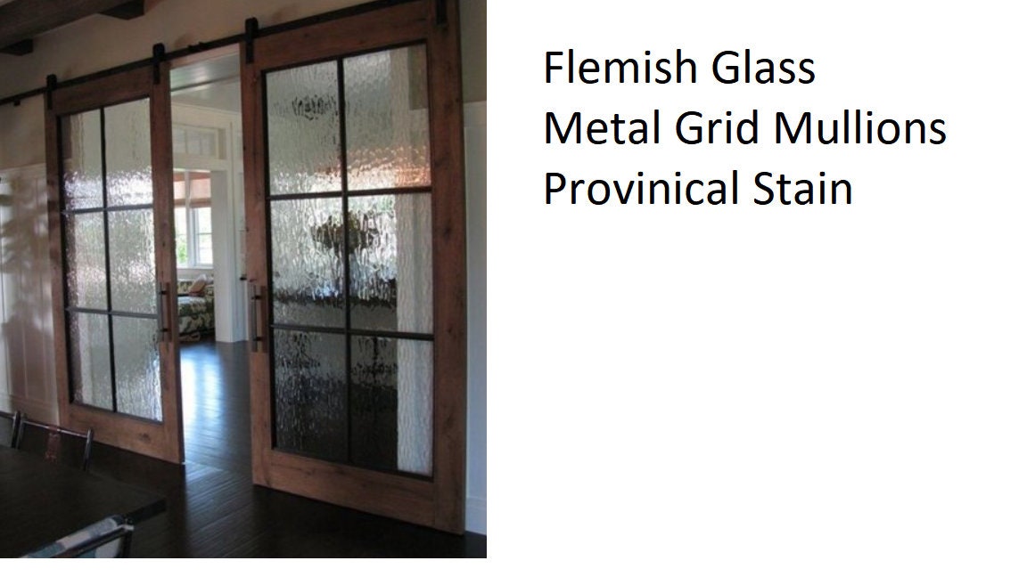 Beautiful Glass Barn Doors Etsy