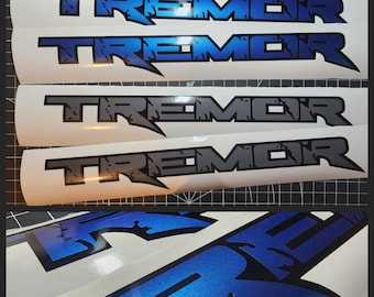Dual Color Ripped Tremor Decals (Sold In Pairs)