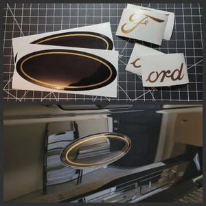 DIY 2015-2023 F150 Emblem Wrap Kit (includes FRONT and BACK)
