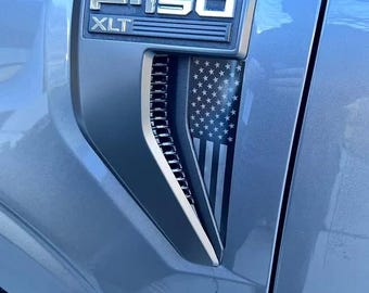 2021 - 2025 F150 Inside Fender Vent Flag Decals (SOLD IN PAIRS)