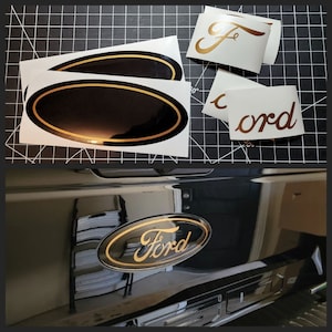 DIY 2015-2023 F150 Emblem Wrap Kit (includes FRONT and BACK)