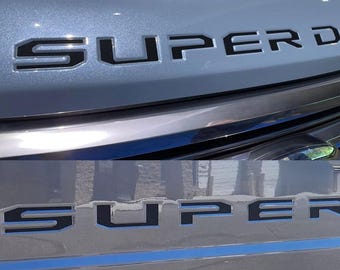 2023-2026 Super Duty Vinyl Inlays (Hood and Tailgate Combo)