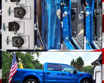 Ford Truck Drill Free Bed Flag Mounts