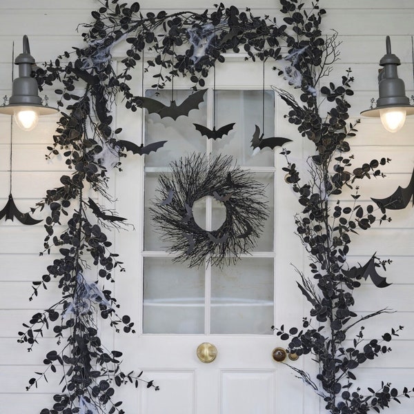 Halloween Door Garland Etsy